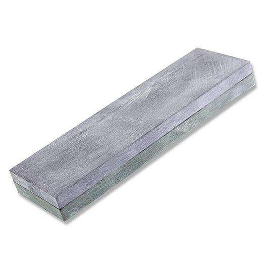 Schleifstein Belgischer Brocken, Kombistein blau/grau, 20x6cm, 1200/5000er, 1 St - Kombination von Pyrenäenstein und Blauem Belgischen Brocken zur optimalen Pflege von Messern und Werkzeugen