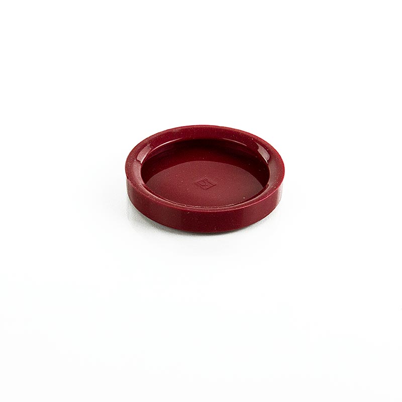 Couvercle en silicone pour bocaux Weck, rouge foncé, 60mm, 1 pc