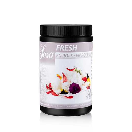 Produktbild von Sosa Fresh - künstlicher Schnee (Erythrit / minziger Zucker), 750 g - ein Zuckeraustauschstoff mit minzigem Aroma, ideal für die Herstellung von Kaugummis und vielseitig in der Gastronomie und Konditorei einsetzbar Hergestellt von Sosa Ingredients SL, einem führenden Hersteller von Premium-Zutaten für die Gastronomie und Konditorei in Spanien