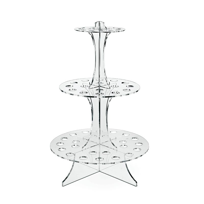 Waffelhalter Tower klein, für 44 Waffeln, Plexiglas, 70222, 1 St - Einzigartiges Grillzubehör aus robustem Plexiglas für bis zu 44 Waffeln, Artikelnummer 70222
