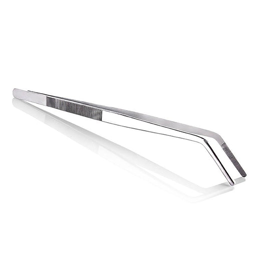 Grill Pinzette, gerade und abgeknickte Spitze, 35cm, Edelstahl, Triangle Tools