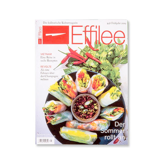 Effilee - Magazin für Essen und Leben, Ausgabe 48, 1 St - Kulinarisches Magazin mit inspirierenden Artikeln, Interviews, Rezepten und Geschichten über Zutaten, Trends und gastronomische Traditionen, das die Leidenschaft für Geschmack, Qualität und Handwerkskunst widerspiegelt Ein Muss für Feinschmecker und Liebhaber des guten Lebens Bestellen Sie jetzt Ihr Exemplar und bereichern Sie Ihr kulinarisches Erlebnis!