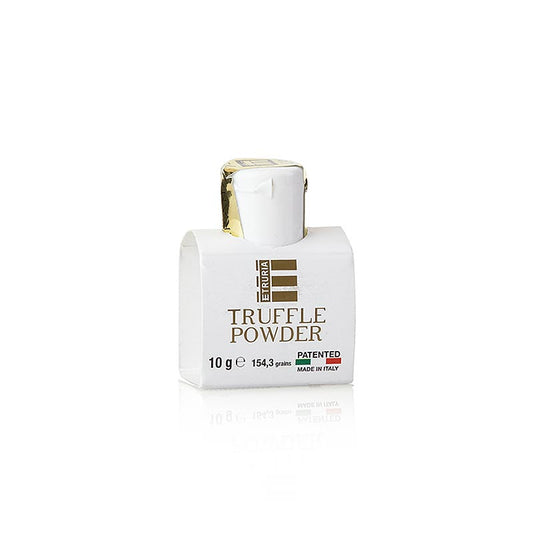 Trüffel-Puder, 25% Tuber Aestivum, Etruria, 10 g - Schwarzes Trüffelpulver für Veredelung von Eierspeisen, Pasta und Käse