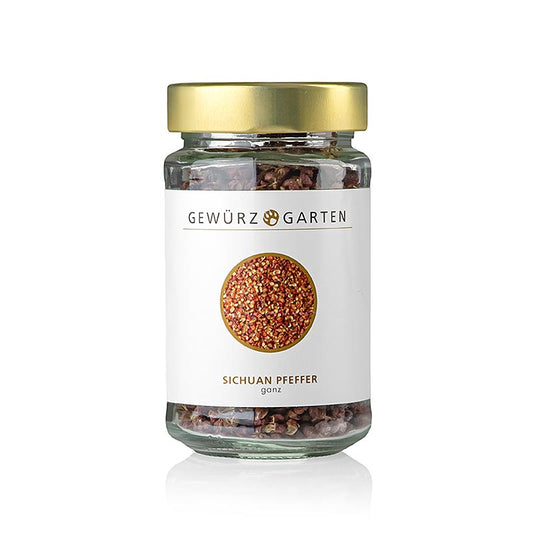 Handverlesener Szechuan Pfeffer aus dem Gewürzgarten, eine einzigartige Mischung aus Salz, Pfeffer, Senf, Gewürzen und Aromen Entdecken Sie die Vielfalt und unvergleichlichen Geschmacksnoten