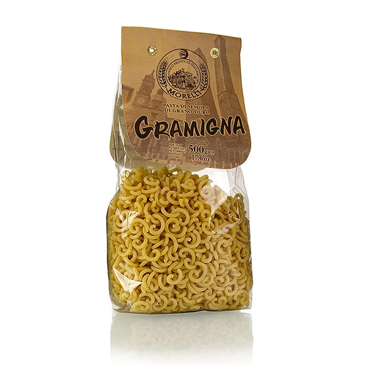 Morelli 1860 Gramaigna, mit Hartweizen (Suppennudeln), 500 g: Köstliche Hartweizennudeln von Morelli 1860, ideal für Suppen, Salate und andere Gerichte