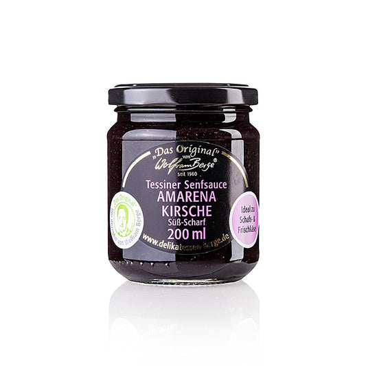 Moutarde originaleMoutarde d'amarena du Tessin, Wolfram Berge, 200 ml
