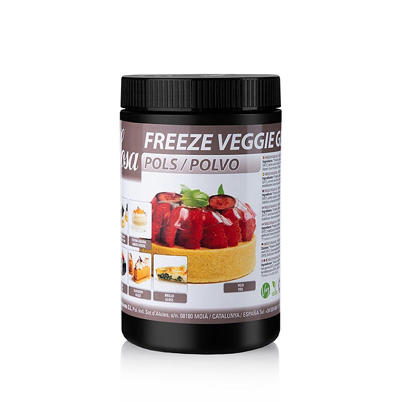 Transparente und frostsichere pflanzliche Gelatine, geeignet zum Einfrieren, 500 g