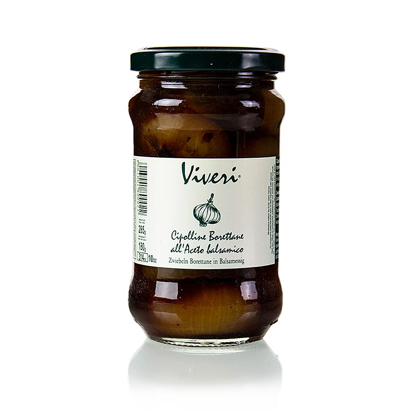 Eingelegte Borettane Zwiebeln, in Balsamessig, 285 g - köstliche eingelegte Zwiebeln in aromatischem Balsamessig