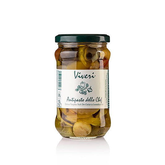 Viveri - Assortiment d'antipasti marinés - du chef, à l'huile de tournesol, 290 g
