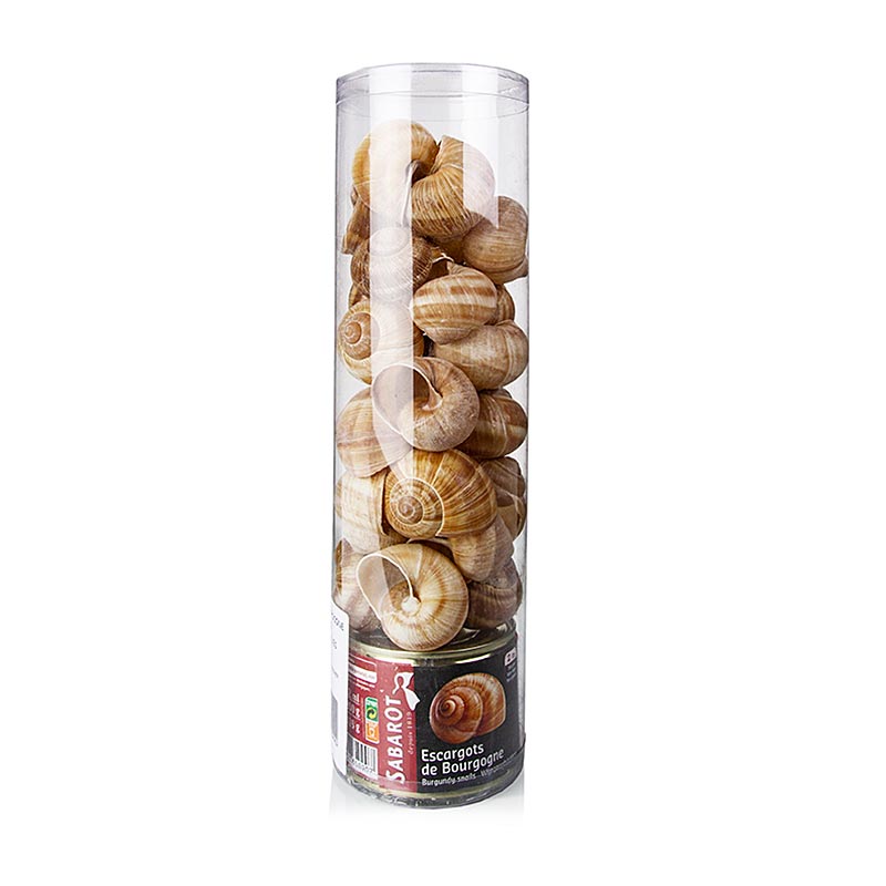 Ein exquisites Schnecken Set bestehend aus 24 Stück Helix Pomatia Schnecken und 24 Schneckenhäusern, eingelegt und eingemacht, perfekt als Antipasti-Geschenk für besondere Anlässe