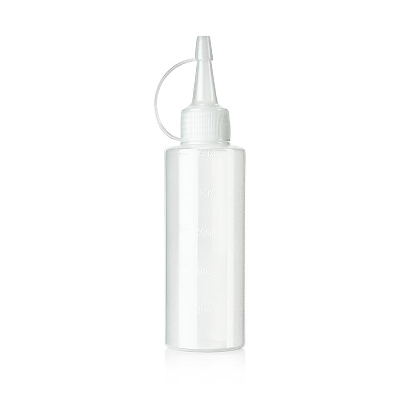 Kunststoff-Spritzflasche mit Tropfflasche/Verschluss, 150ml, 100% Chef, 1 St - Vielseitige Tropfflasche für die Küche, zum Dosieren von Flüssigkeiten, dichter Tropf-Spritzverschluss, flexibel einsetzbar
