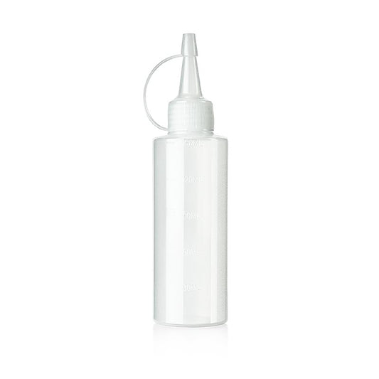Kunststoff-Spritzflasche mit Tropfflasche/Verschluss, 150ml, 100% Chef, 1 St - Vielseitige Tropfflasche für die Küche, zum Dosieren von Flüssigkeiten, dichter Tropf-Spritzverschluss, flexibel einsetzbar