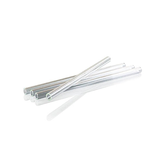 Glas-Trinkhalme, gerade, ø8mm (1,1mm Wand), 15cm, 50 St - Hochwertige Zubehör für unvergessliche Bar-Erlebnisse
