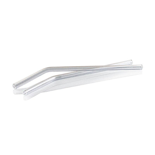Gebogene hochwertige Glas-Trinkhalme mit ø8mm (1,1mm Wand) und 21cm Länge, perfekt für Grillzubehör-Set Luxuriöse Erfahrung beim Genießen Ihrer Lieblingsgetränke