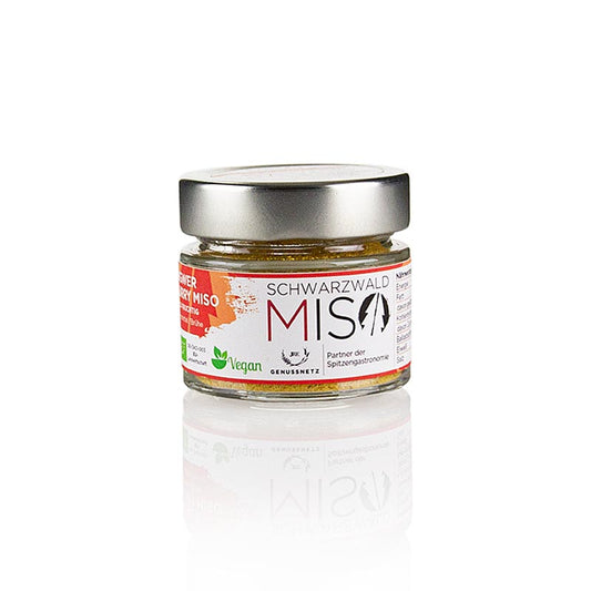 Miso Ingwer Curry Pulver, mild-fruchtig, Schwarzwald Miso, BIO, 35 g - Biologisches Miso Ingwer Curry Pulver aus dem Schwarzwald, ideal für harmonische Geschmackserlebnisse in einer Vielzahl von Gerichten Hergestellt aus biologischen Zutaten