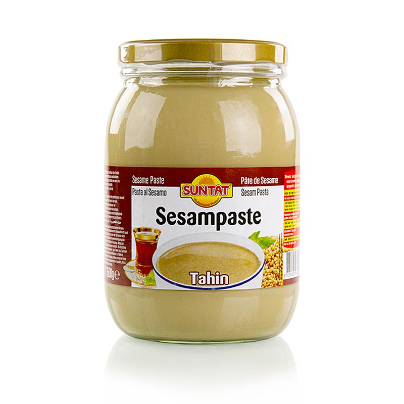 Tahini Sesampaste, Suntat, 1,5 kg - Verfeinerung von Hummus, Aromatisierung von Brot und Gebäck