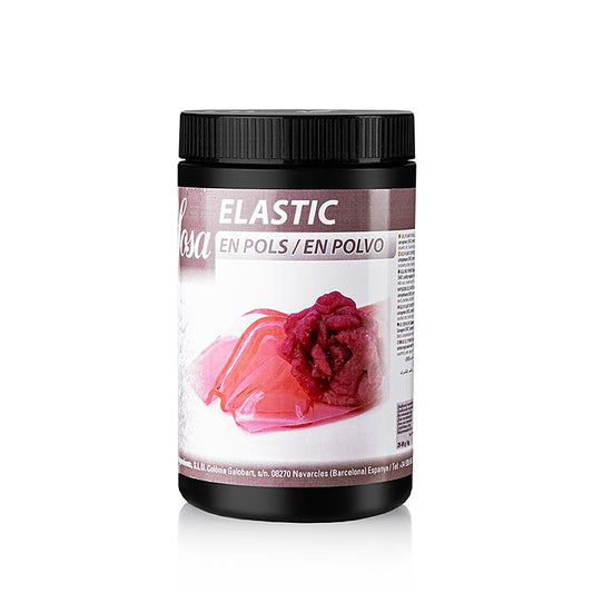 Elastisches Pulver (Gelatine), 550 g - Transparentes und elastisches Gel zur Herstellung von Gebäck und Restauration Bestehend aus Carregenato, Gummi und Maltodextrin, geeignet für das Erstellen von dehnbaren Oberflächen