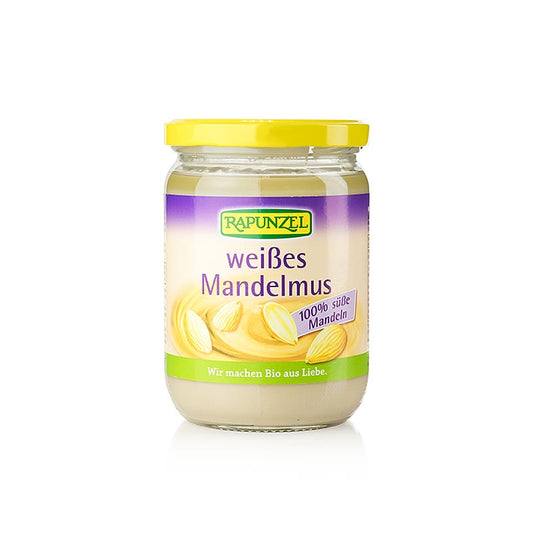Mandelmus, weiß, Vegan, Rapunzel, BIO, 500 g - Vielseitiges und kreatives Bio-Produkt für Brot, Müsli, Gemüsegerichte und Süßspeisen