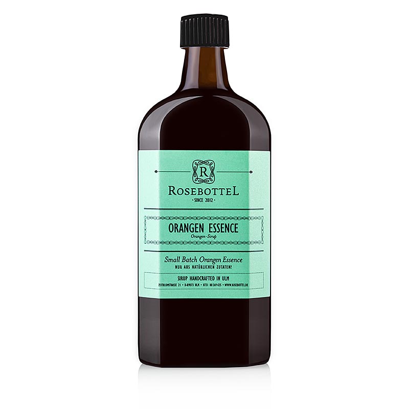  Handgefertigter Sirup von Rosebottel, perfekt für Limonaden und Longdrinks