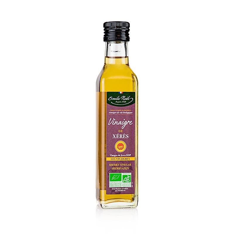 Bio-Sherry-Essig Emile Noel Jerez AOP/BOB, hergestellt in Spanien, 250 ml Flasche