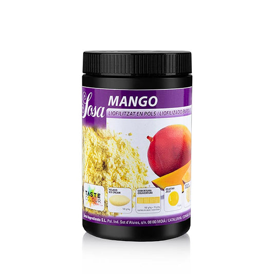 Sosa Pulver - Mango (38780), 600 g - Hochwertiges Pulver für fruchtige Mango-Geschmackskreationen