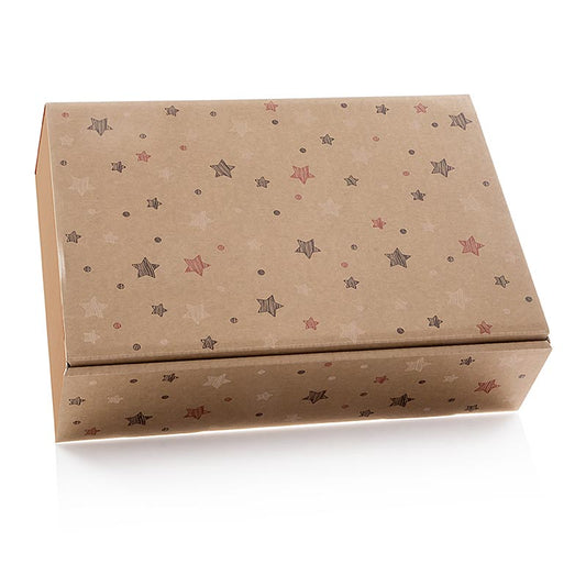 Weinpräsentkarton Natura Stars, 3er Präsentkarton, 360mm lang, perfekte Verpackung für Geschenke, Grillzubehör, Non Food und Hardware-Produkte