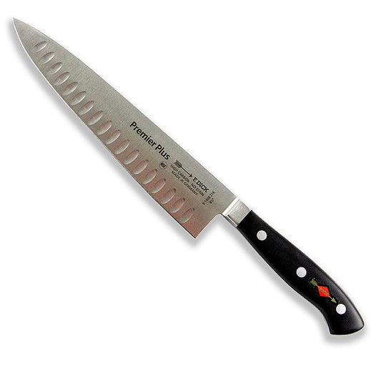 Serie Premier Plus Kochmesser mit Kullenschliff, 21cm, DICK, 1 St - Hochwertiges Kochmesser aus X50CrMoV15 Legierung, geschmiedet und ausbalanciert, mit fugenlosem Griffkonzept für optimale Hygiene und Pflege