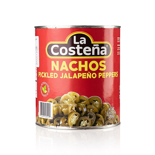 Sierra Madre - Peperoncini - Jalapeños, affettati (La Costena), 2,8 kg