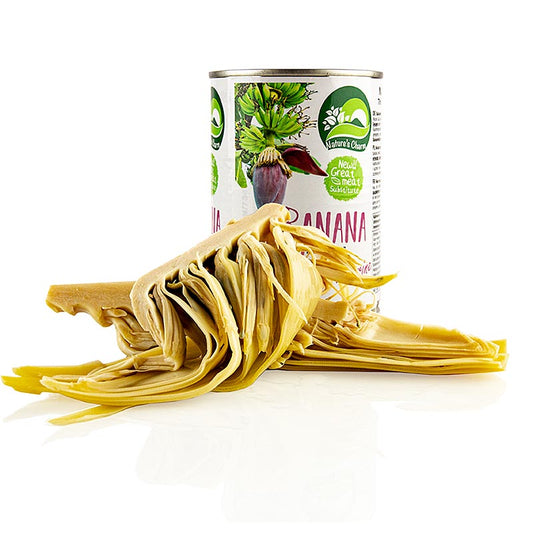 Vegetarische und vegane Fleischalternative Bananenblüte in Lake von Natures Charm, 510 g