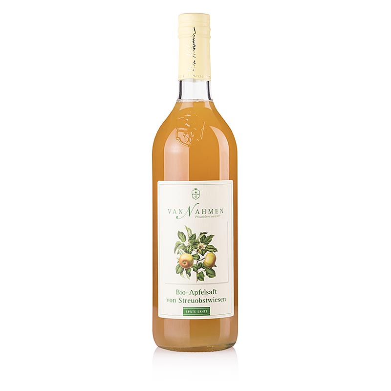 Apfelsaft von Streuobstwiesen, spät geerntet, 100% Direktsaft, Bio-zertifiziert, 750 ml Ideal für Qualität und Nachhaltigkeit