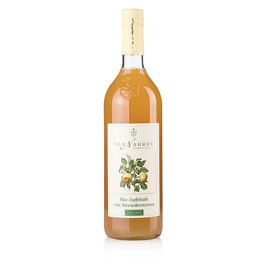 Apfelsaft von Streuobstwiesen, spät geerntet, 100% Direktsaft, Bio-zertifiziert, 750 ml Ideal für Qualität und Nachhaltigkeit