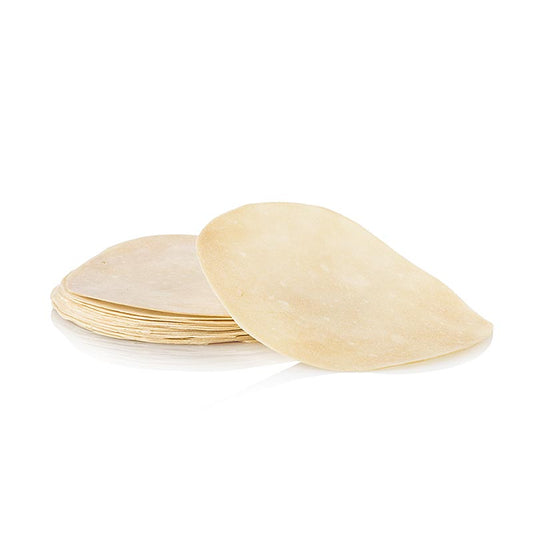 Pappadums, natur, ø 15cm, Heera/Balah, 200 g, 15 St – traditionell indisches Linsenmehl-Cracker, ideal als Snack oder Beilage, ungewürzt, 2-3 Sekunden in heißem Fett ausbacken
