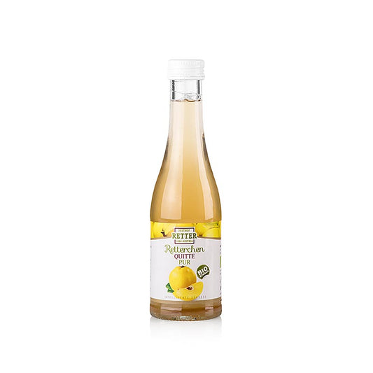 Quittensaft, 100% Direktsaft, Obsthof Retter, BIO, 190 ml - Hochwertiger Bio-Natursaft aus erntefrischen Quitten, verarbeitet zu 100% Direktsaft nach modernsten Produktionsverfahren