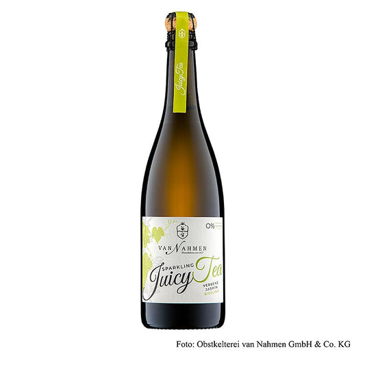 Sparkling Juicy Tea - Verbene - Jasmin - Riesling, van Nahmen, BIO, 750 ml