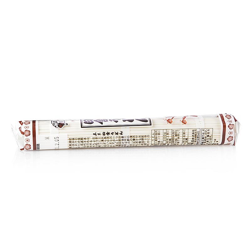 Longe, dicke Weizennudeln, oval und hell, ca 23cm lang, ideal für Suppen, Eintöpfe und gebratene Beilagen zu asiatischen Gerichten