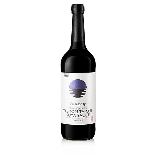 Bio Japanische Tamari Sojasauce, doppelt stark, glutenfrei, 1 Liter - Produktbild
