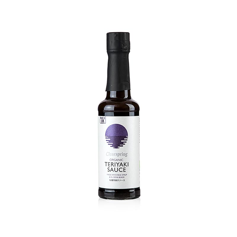 Bio Teriyaki Sauce von Clearspring, perfekt zum Marinieren und Glasieren von Pfannengerichten, Braten, Gegrilltem und BBQ, hergestellt nach traditionellem japanischem Rezept mit hochwertigen Zutaten und ohne raffinierten Zucker