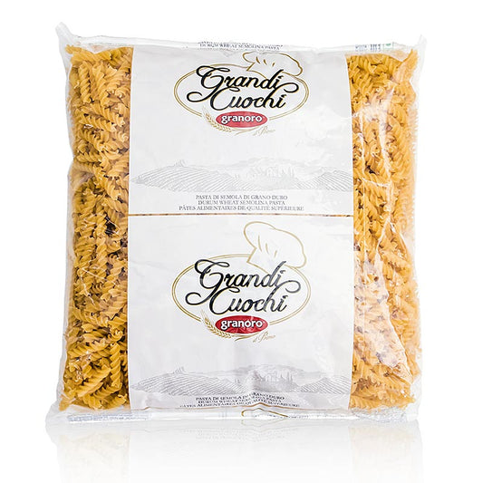 Große 3 kg Packung Granoro Fusili (Spirali Grandi) Nr 100, perfekt für reichhaltige Saucen, hergestellt aus hochwertigem Weizen, ideal für verschiedene Saucen und Aufläufe Kaufen Sie Granoro Fusili in der Schweiz