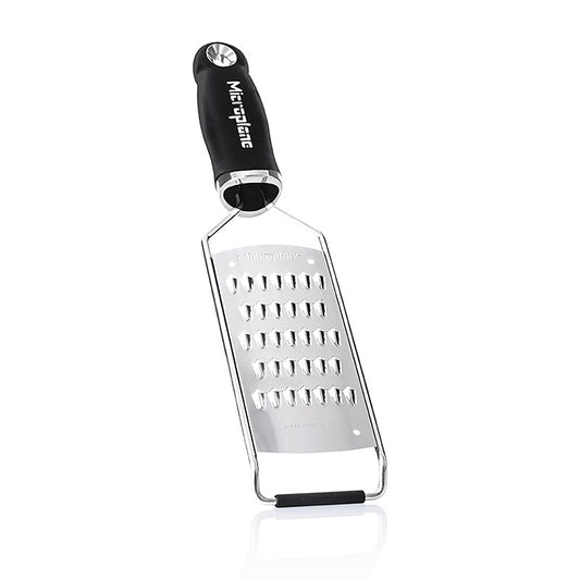 Microplane - Série Gourmet - Râpe à julienne (fine), manche noir/soft-touch, 1 pièce