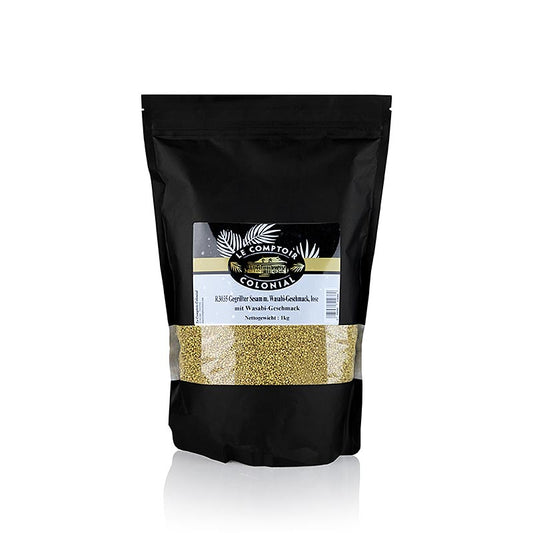 Knusprig gerösteter Sesam mit scharfem Wasabi-Geschmack in einer 1 kg Verpackung für authentische asiatische Gerichte