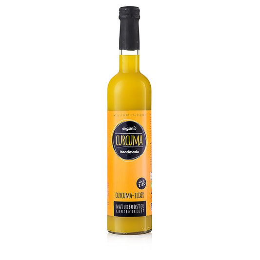 BIO Curcuma Elixir, Obsthof Retter, 500 ml - vielseitig verwendbare Konzentrat für Getränke und Cocktails, auch zur Verfeinerung von Speisen in der Küche