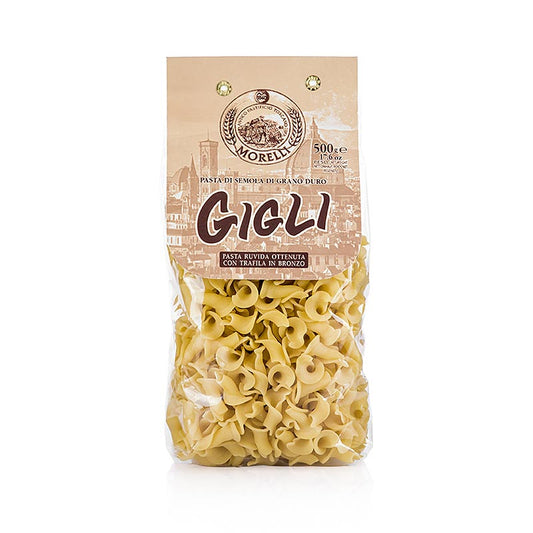 Morelli 1860 Gigli Semola di Grano Duro, 500 g - Hochwertige traditionelle italienische Nudeln, schnell und einfach zuzubereiten