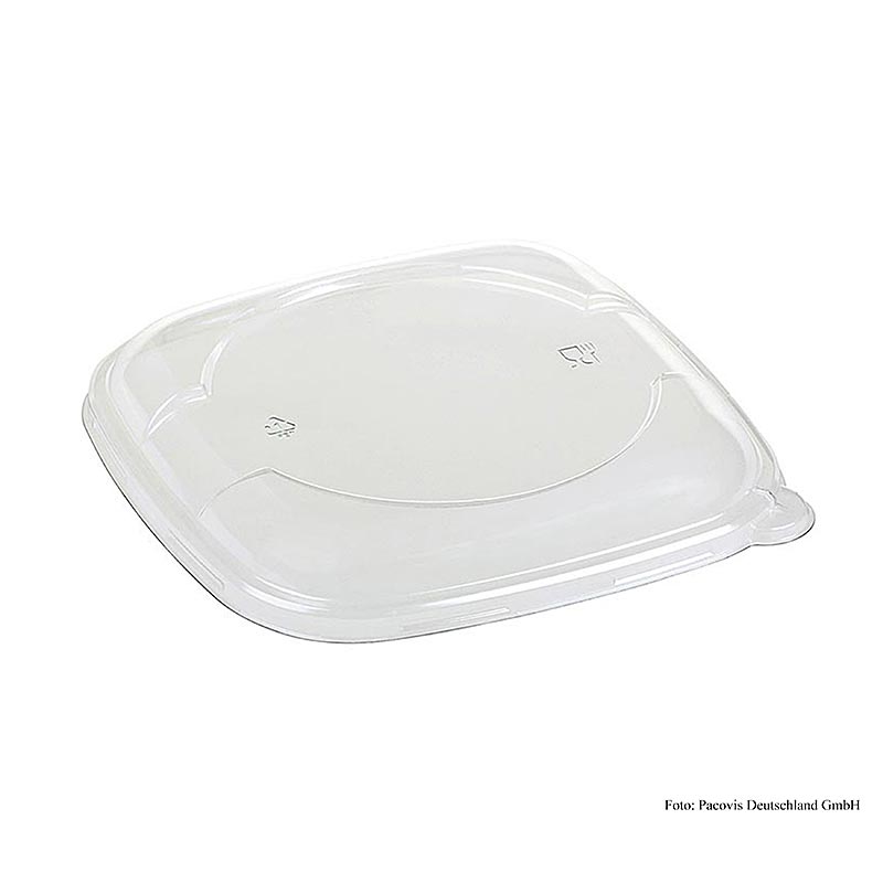 Einweg Naturesse Take Away Deckel PLA für Bowle 54868/54891, PLA, transparent, 500 St - Transparenter Deckel aus biologisch abbaubarem PLA für hygienische Verpackung und mobilen Einsatz Einfach aufdrücken, fertig!
