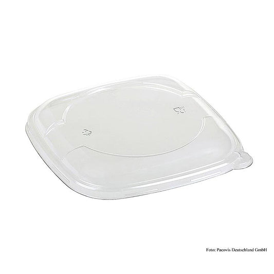 Einweg Naturesse Take Away Deckel PLA für Bowle 54868/54891, PLA, transparent, 500 St - Transparenter Deckel aus biologisch abbaubarem PLA für hygienische Verpackung und mobilen Einsatz Einfach aufdrücken, fertig!
