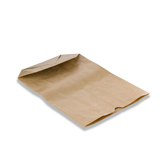 Braune Papiertüten mit stabiler Kreuzboden-Konstruktion, umweltfreundlich und recycelbar, 28x19x7cm, 500 Stück Ideal für vielseitige Verpackungslösungen