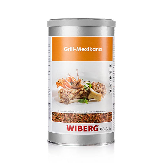 Gewürzmischung Wiberg Grill Mexikana Style mit kräftig-würzigem Geschmack nach Chili und Oregano, ideal für Fleisch, Gemüse, Nudel- und Reisgerichte