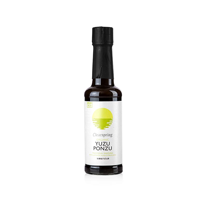 Organische Yuzu Ponzu Sauce von Clearspring, BIO, 150 ml - perfekte Mischung aus frischem Yuzu und traditionellem Sojasaucengeschmack für Salate, Marinaden und mehr