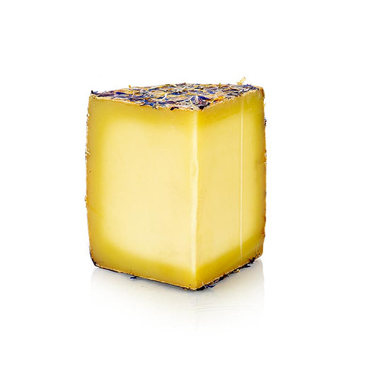 Kleine Alpenblüte, Kuhmilch Käse, 4 Monate gereift, ca250 g - handlicher Käsekuchen mit einzigartigem und raffiniertem Geschmack, perfekt für Käseliebhaber und Gourmets