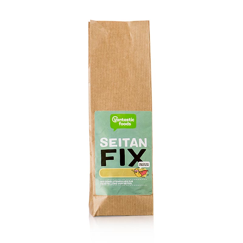 Seitan Fix, zum Herstellen von Seitan, vegan, 250 g - Pulver zur Herstellung von Seitan, ohne Gentechnik und künstliche Zusätze, schnelle Zubereitung