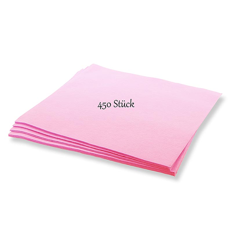 Mehrzweck-Tuch in Rosa für Reinigung und Hygiene, saugfähig und weich, ideal für Oberflächen, Staub und Toilettenpapier, sowie als Grillgeräte-Zubehör